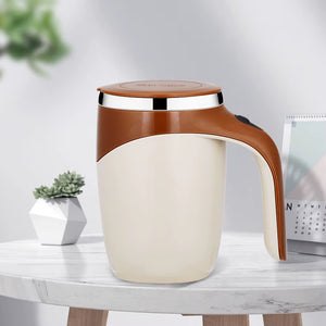 Automatic Self Stirring Magnetic Mug Stainless Steel Temperature Difference Coffee Mixing Cup Blender Smart Mixer Thermal Cup